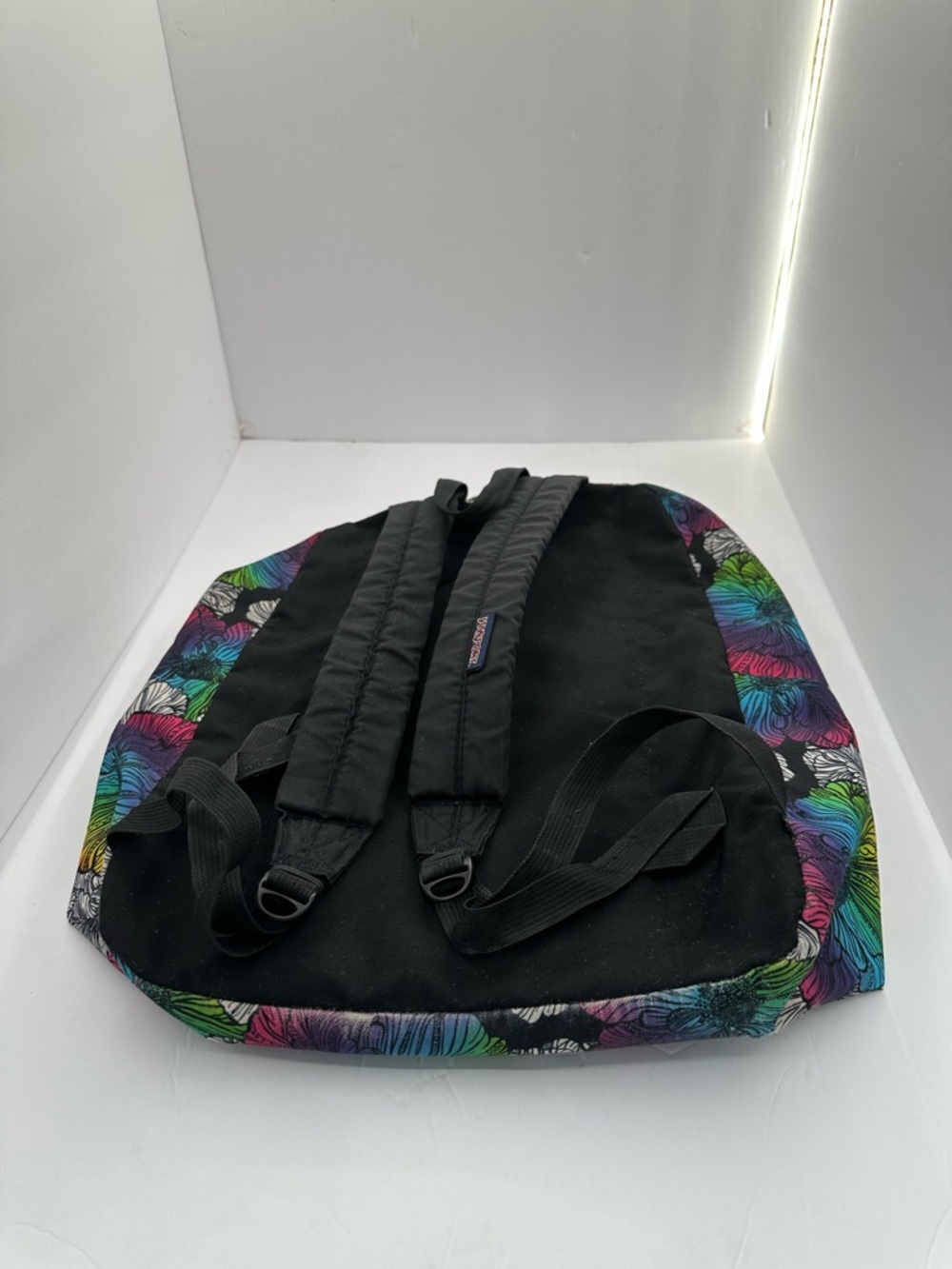 Jansport Rainbow Floral Backpack with Multicolor Blooms - Picture 7 of 10